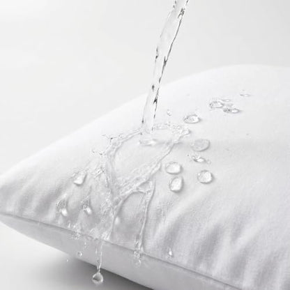 King Size Waterproof Pillow Protectors Pack of 4 20x38 Inches - Fully Sealed Bed Pillow Covers