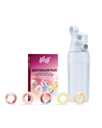 air up 27oz Water Bottle Starter Set with Glacier Blue Variant and 5 Scent Pods