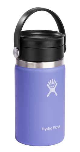 Hydro Flask 12 oz Wide Mouth with Flex Sip Lid Stainless Steel Reusable Water Bottle Lupine - Vacuum Insulated, Dishwasher Safe, BPA-Free, Non-Toxic