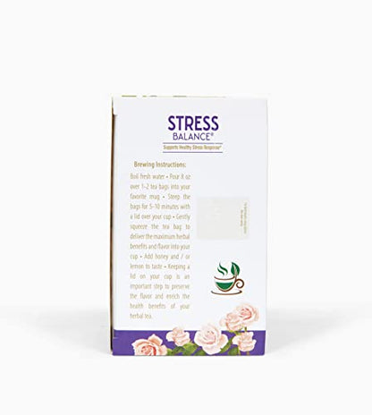 Lifestyle Awareness Teas, Caffeine Free Stress Balance Tea, 20 Count