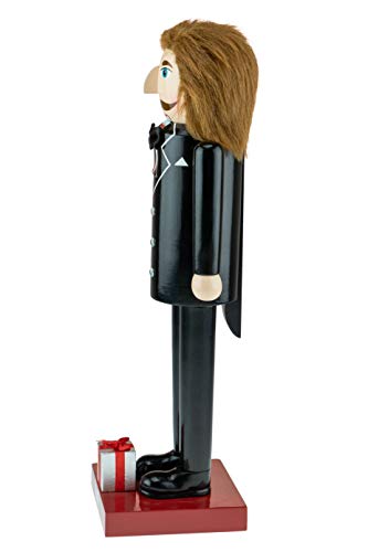 Festive 14 Inch Wooden Nutcracker - Groom Traditional Christmas Decor