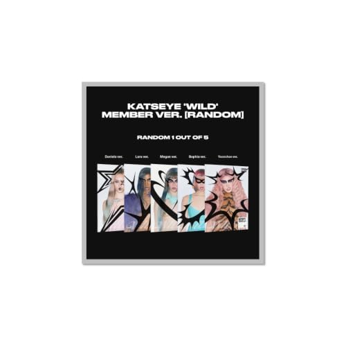 Daniela Ver. KATSEYE WILD 3rd EP Album - Official Photobook CD-R Photo Card Set