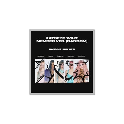 Daniela Ver. KATSEYE WILD 3rd EP Album - Official Photobook CD-R Photo Card Set