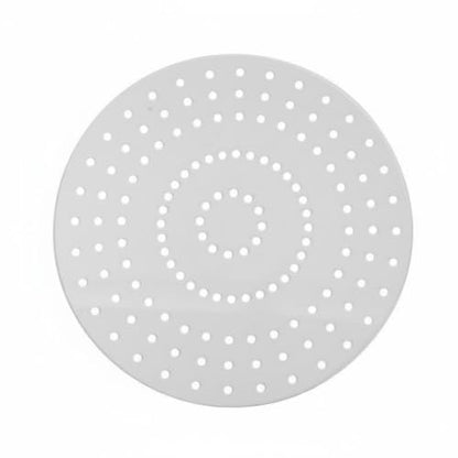 Acrylic Holiday Wreath Base with Perforated Flat Hoop for Decorative Crafts White