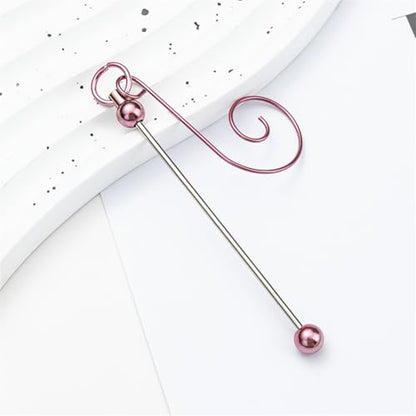 Colorful Metal Hanging Hooks for Christmas Ornaments & Crafts - Variation B