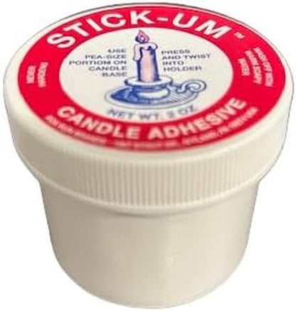 Fox Run Candle Adhesive - Stick-Um Formula for Secure Hold | 2 Ounces