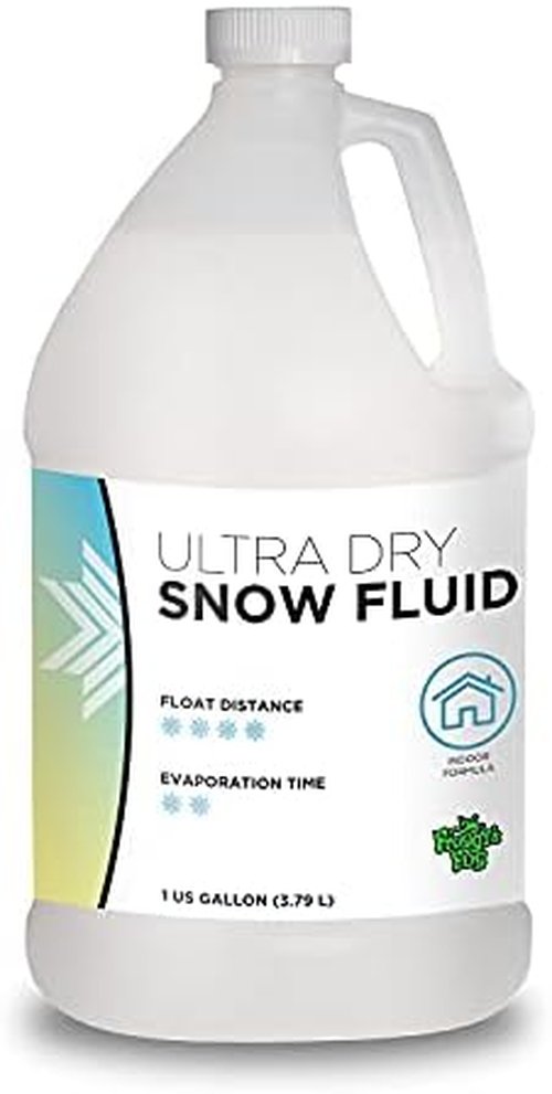 Froggy's Flakes Snow Machine Fluid - Ultra Dry Indoor Formula for 30-50 Feet Float | 1 Gallon
