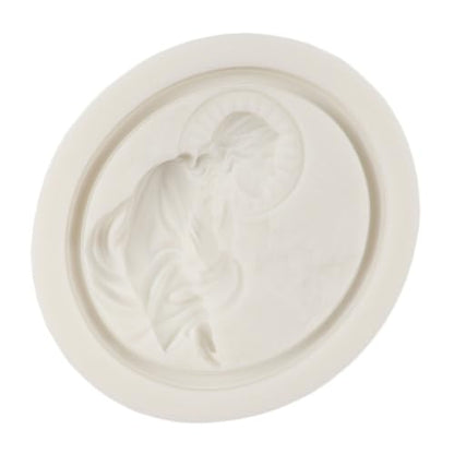 Jesus Cameo Silicone Fondant Mold for Cake Decorating - Style H