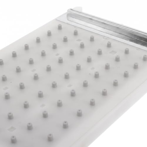 Rectangular Rain Shower Head with 60 Nozzle Plate - Durable Bathroom Fixture