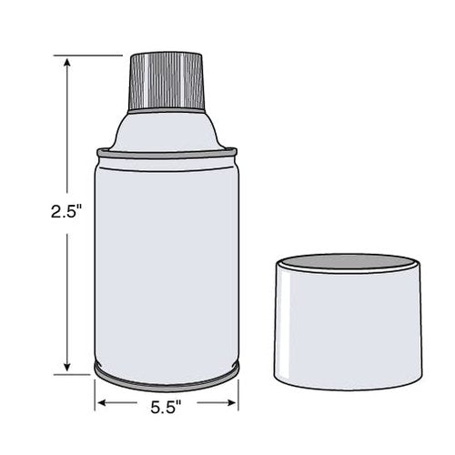 Hospeco Health Gards Metered Aerosol Air Freshener (Fresh Linen Scent, 7 oz. Cans, Case of 12)