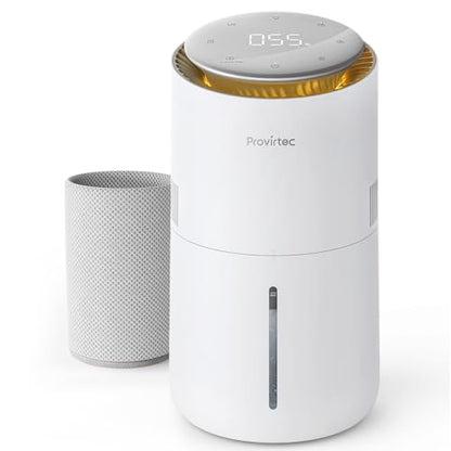 Provirtec MistFree Evaporative Humidifier for Bedroom - Easy to Clean, Auto Mode