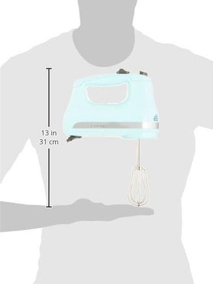 KitchenAid 5 Ultra Power Hand Mixer - High-Speed Performance, Ice Blue Finish