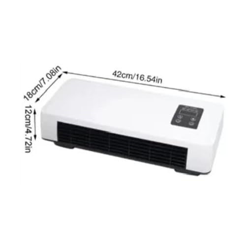1500W Wall-Mounted Ductless Portable Air Conditioner & Heater Combo - Quiet Space Climate Control