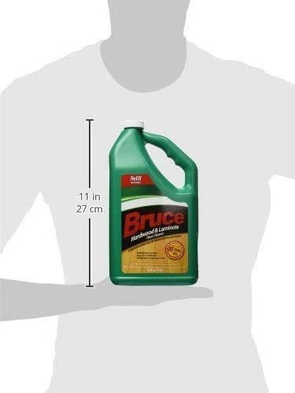 Bruce Hardwood and Laminate Floor Cleaner for All No-Wax Urethane Finished Floors Refill 64oz - Pack of 3