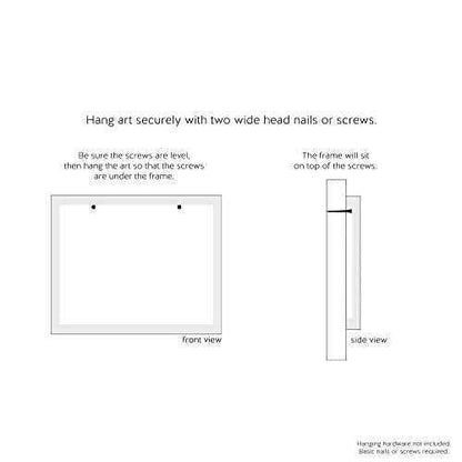 Stupell Industries Nantucket Whale Gray Framed Wall Art, 11x14, Multi-Color