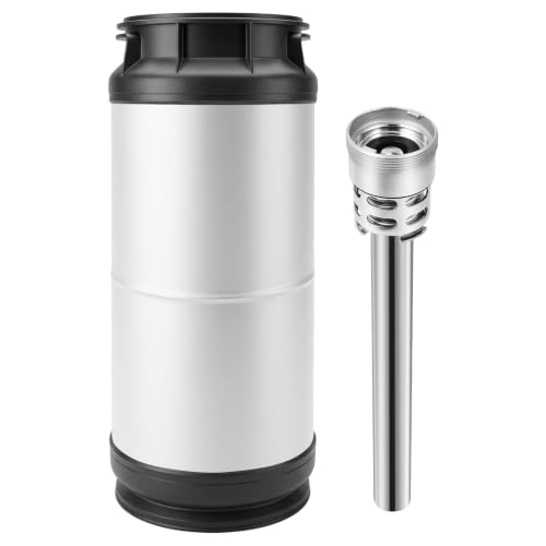 Stainless Steel 1/6 Barrel Sankey D System Keg for Homebrew & Commercial Use