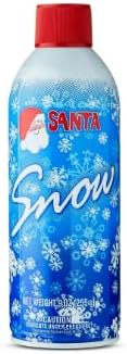 Santa Decorative Snow Spray - 9 Oz | Pack of 2 | Solvent-Free for Safe Holiday Decorating