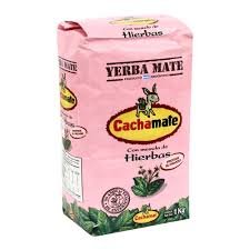 Yerba mate Cachamate Rosa Herbal mix Boldo & Mint 2.2 Lb / 1 Kg