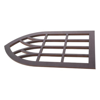 Gothic Arch Faux Window Frame Panel for Wall Decor Black - Medieval Style