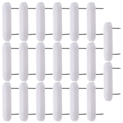 50 Pack Bed Skirt Pins with Double Peg for Indoor Furniture and Upholstery