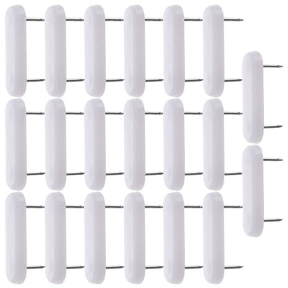 50 Pack Bed Skirt Pins with Double Peg for Indoor Furniture and Upholstery
