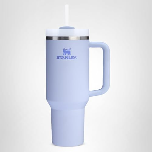 STANLEY Quencher H2.0 Tumbler with Handle and Straw 64 oz | Flowstate 3-Position Lid | Large Capacity for Travel & Sports | Insulated Stainless Steel Cup | BPA-Free | Dew Drop