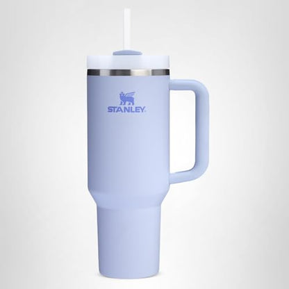 STANLEY Quencher H2.0 Tumbler with Handle and Straw 40 oz | Flowstate 3-Position Lid | Cup Holder Compatible for Travel | Insulated Stainless Steel Cup | BPA-Free | Dew Drop
