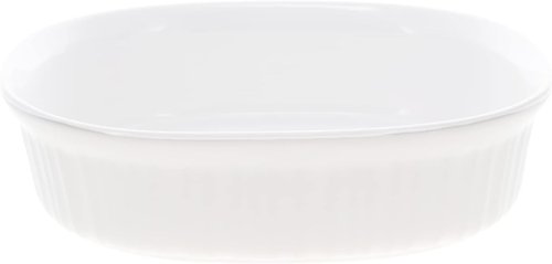 CorningWare | 2.5qt Oval French White Casserole Dish - Durable, Versatile Cookware for Every Kitchen
