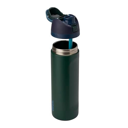 Owala FreeSip Insulated Stainless Steel Water Bottle with Straw, BPA-Free Sports Water Bottle, Great for Travel, 24 Oz, Lost Signal
