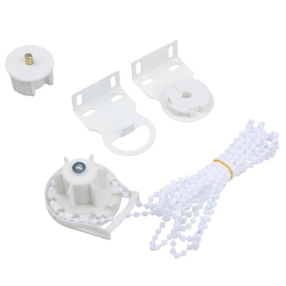 DIY Bead Chain Kit for 38mm Aluminum Roller Blinds - White Window Shade Repair Set