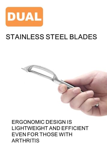 Vegetable Peeler Set - Y and I Shaped Kitchen Peelers for Potatoes