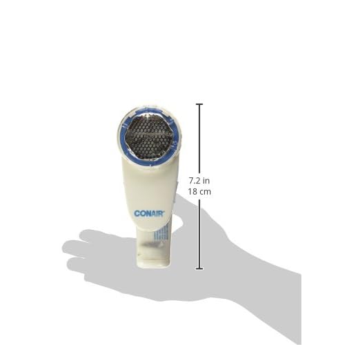 Conair Fabric Shaver and Lint Remover, Battery-Operated Portable Clothes Shaver with 3 Settings, Fuzz Remover for Sweaters, Clothing and Furniture, Large 2-Inch Shaving Head, White
