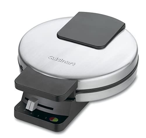 Cuisinart WMR-CAP2 Round Classic Waffle Maker, Brushed Stainless,Silver