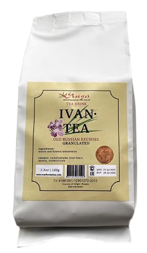 Fermented Ivan Tea 3.5oz/100g, Ivan Chai Natural, Herbal (1 pack)