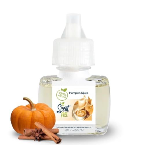 Pumpkin Spice Plug-In Diffuser Kit with 2 Refills - Natural Home Fragrance