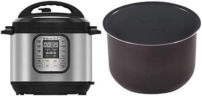 Instant Pot Duo 7-in-1 Electric Pressure Cooker - 6 Quart with 14 One-Touch Programs & Ceramic Pot