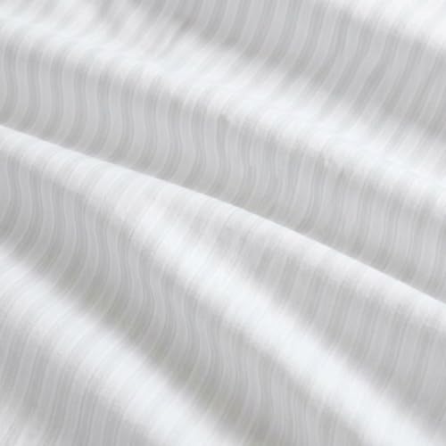 Full Sheet Set with Deep Pocket Fitted Sheet and Pillowcases - Tate Stripe Grey - Martha Stewart