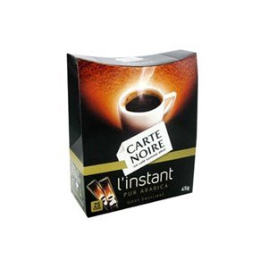 Carte Noire Instant Coffee Gourmet coffee from France 25 sticks