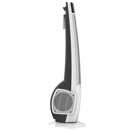 Lasko Oscillating Tower Fan with Remote Control - Tower Fan for Bedroom & Office, 4 Quiet Speeds, 38" White, T38400