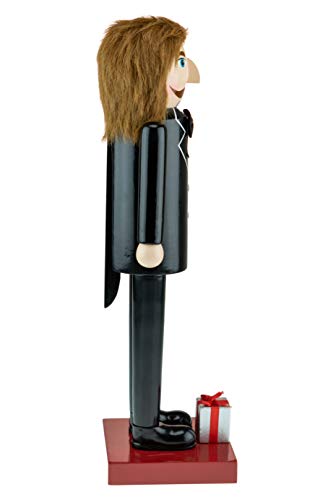 Festive 14 Inch Wooden Nutcracker - Groom Traditional Christmas Decor