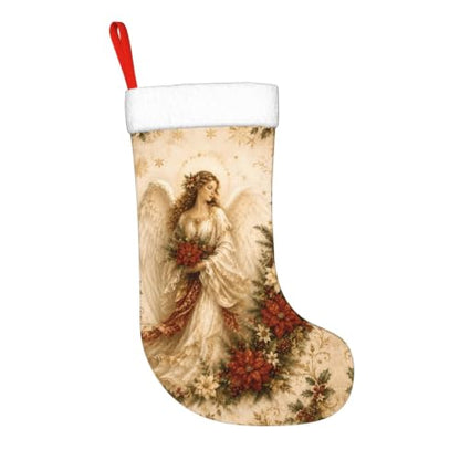 Christmas Stocking 18 Inch Hanging Holiday Decor for Fireplace Mantel