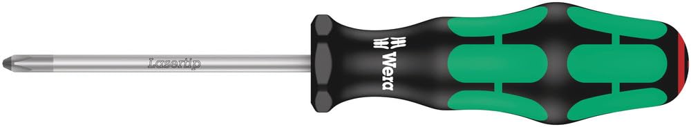 WERA Rack Screwdriver Set - Kraftform Plus Lasertip, 6-Piece Tool Set for Precision Work