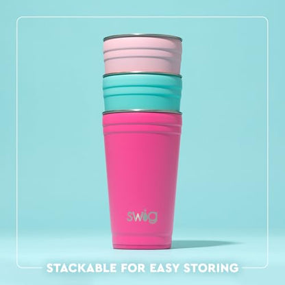 24oz Insulated Party Cup with EZ Slider Lid - Kansas Variation