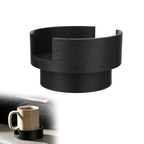 BOXOB Couch Cup Holder Insert - Universal Sofa Cup Holder Adapter for Most Sofas, Black (Variation 1)