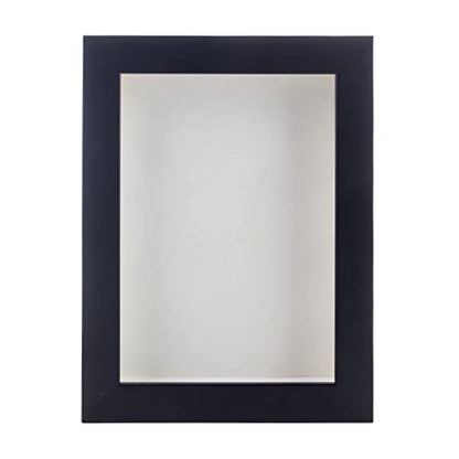 Golf Flag Display Frame 18x24 Black Wood Shadow Box with White Suede Back - Variation of THIS listing