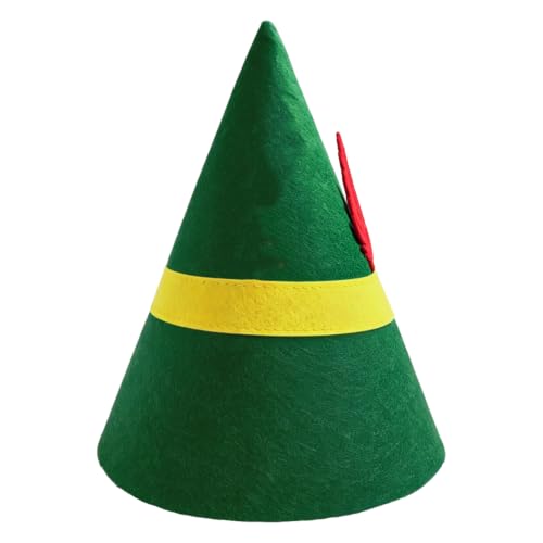 Green Christmas Elf Hats Bulk Adults Santa Costume Accessories