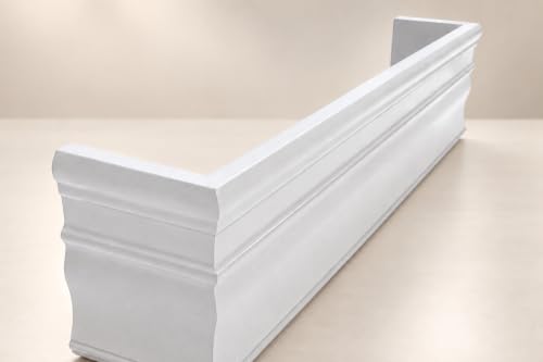 Custom 3.25-inch Wood Valance for Venetian Blinds - White 600 - Inside or Outside Mount