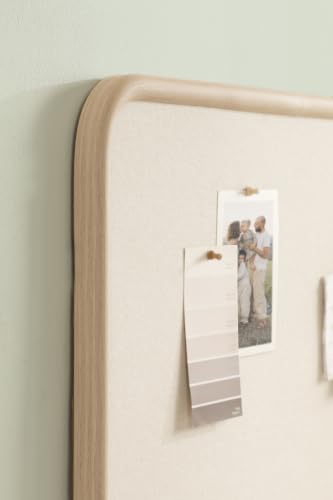 Kate and Laurel Inglewood Rectangular Pinboard Wall Organizer - Natural