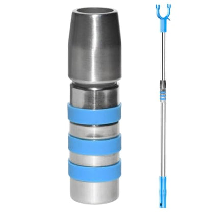 Adjustable Telescopic Pipe Extension Joint for Rods - Heavy Duty, Reversible, 112mm