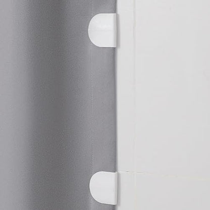 Self-Adhesive Shower Curtain Clips - No Drill Bathroom Accessories (4 Pack)